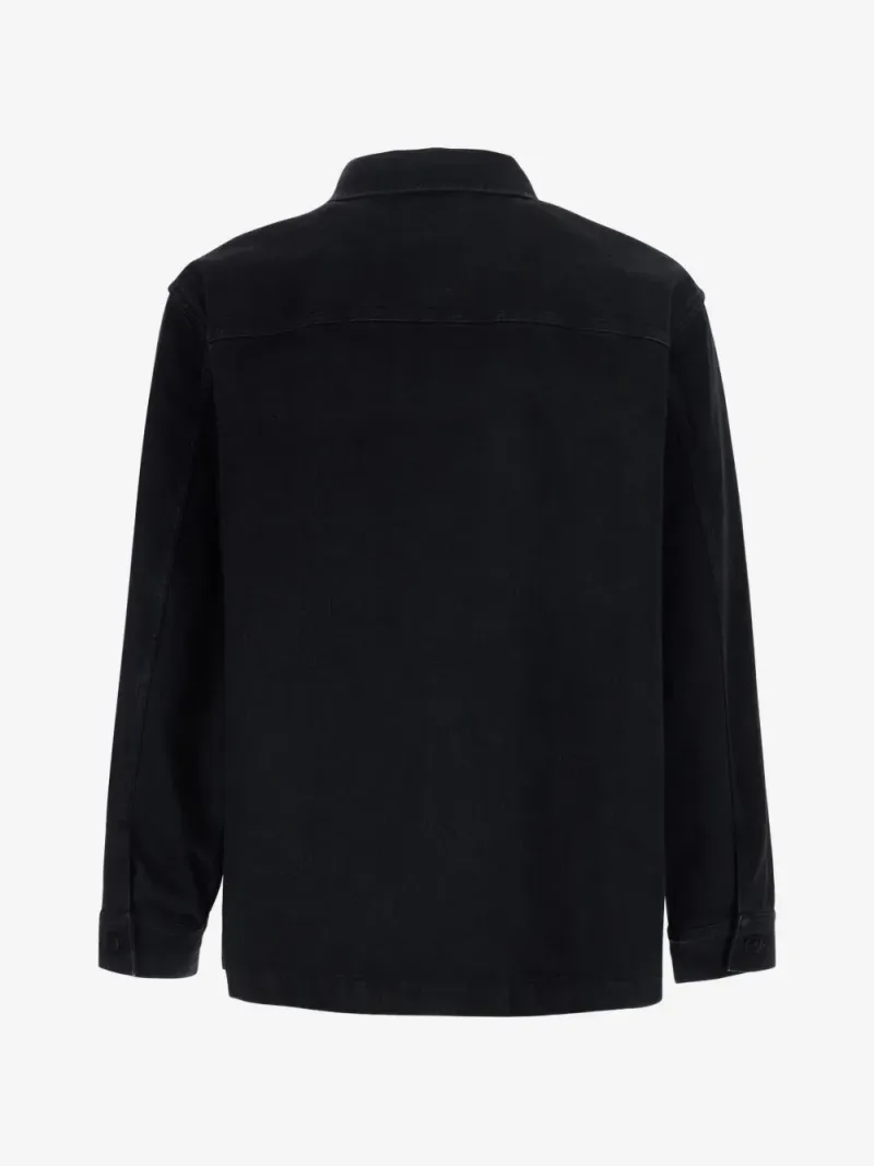 Saint Laurent — Cassandre overshirt in cotton linen garbardine — Photo 2 of 3