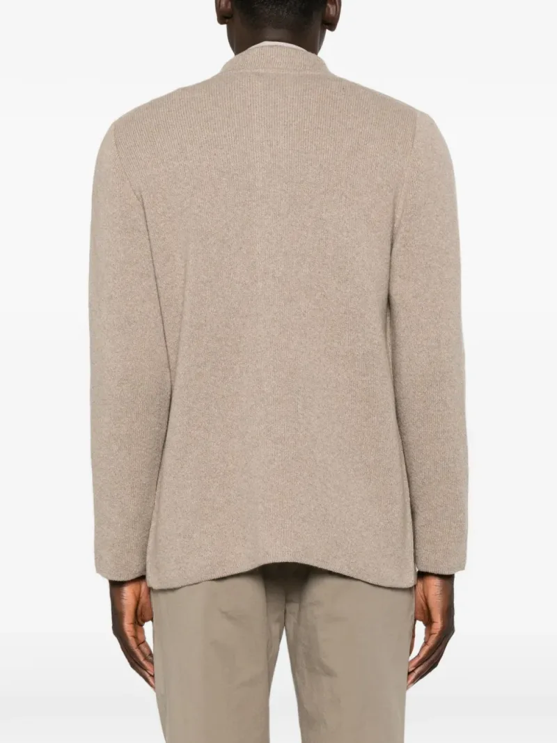 Lardini — Mandarin-collar button-up jacket — Foto 3 von 4