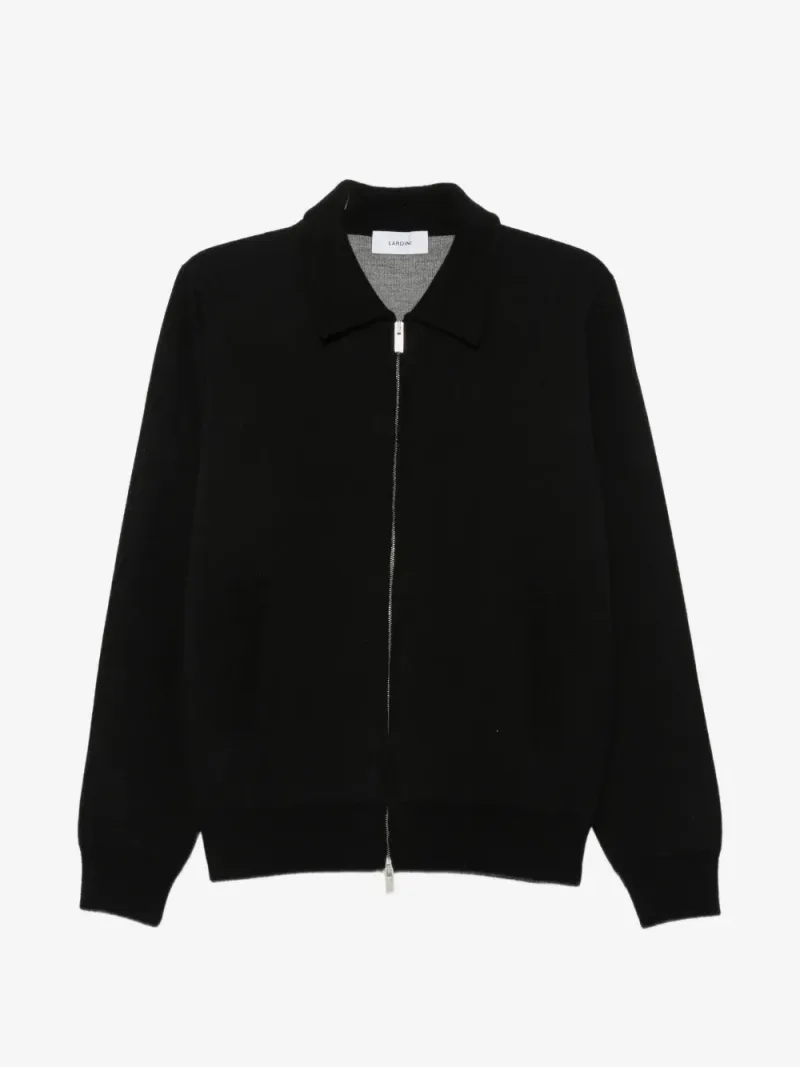 Lardini — Zip-up knitted jacket