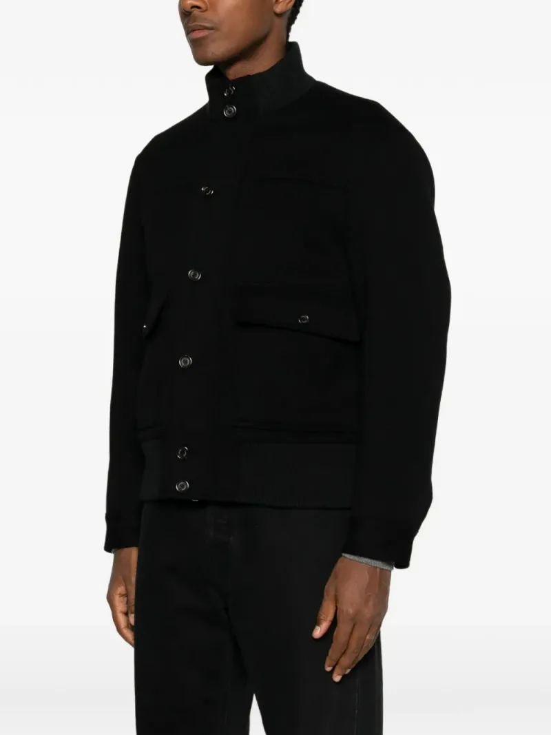 Lardini — Button-up bomber coat — Foto 3 di 5
