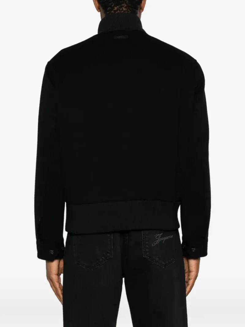 Lardini — Button-up bomber coat — Foto 4 di 5