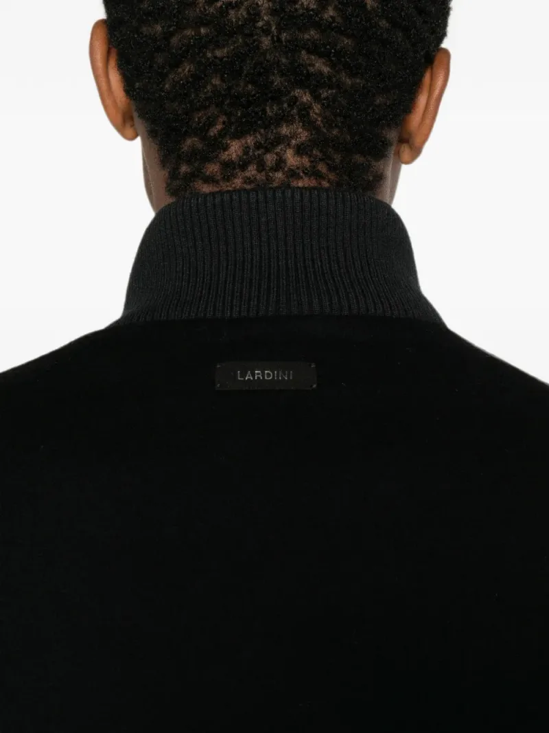 Lardini — Button-up bomber coat — Foto 5 di 5