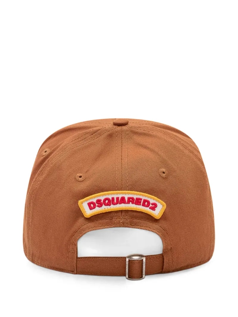 Dsquared2 — Logo-patch distressed baseball cap — Foto 2 di 3