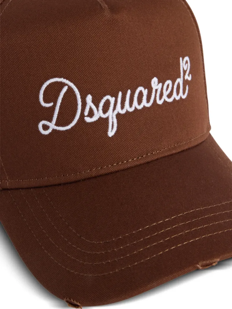 Dsquared2 — Cappello da baseball Dsquared2 Signature con effetto vissuto — Foto 4 di 5