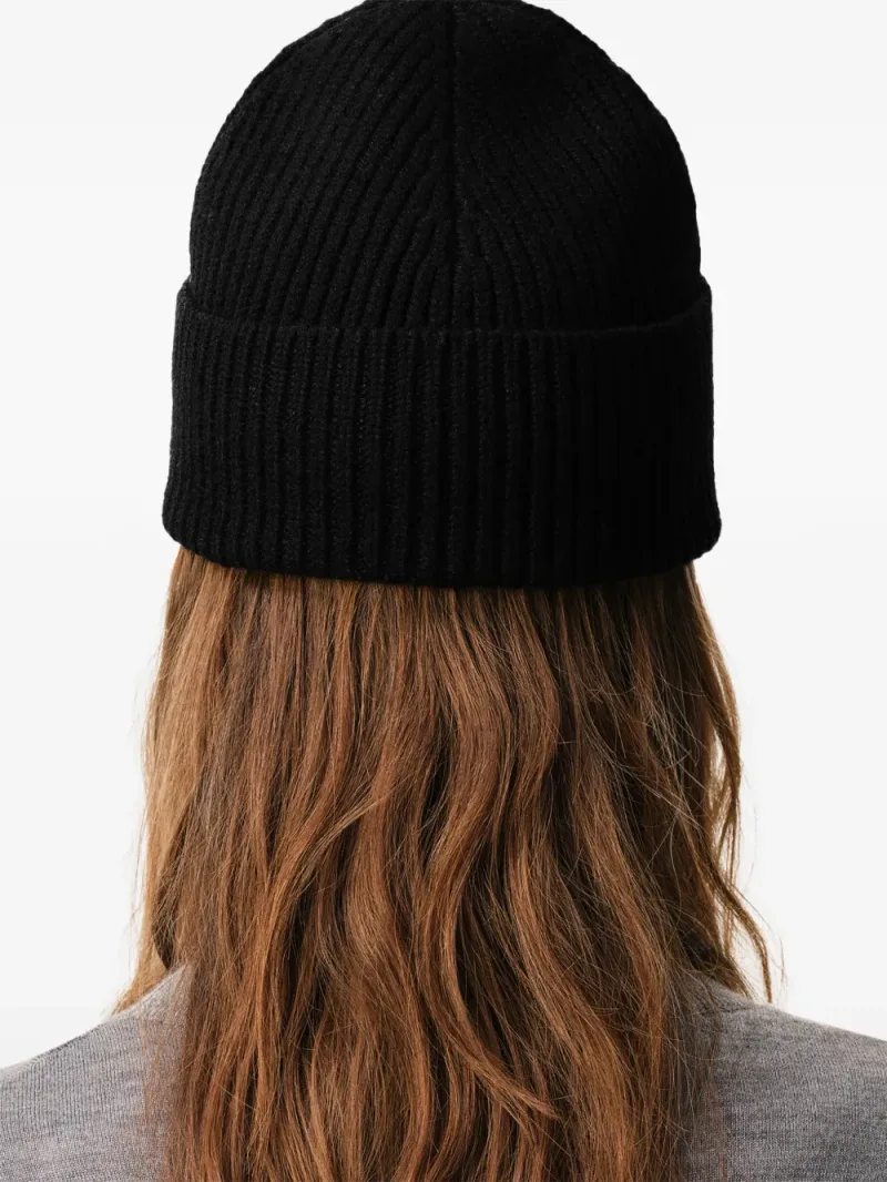 Ami Paris — Grey wool beanie with Ami De Coeur — Photo 4 of 4