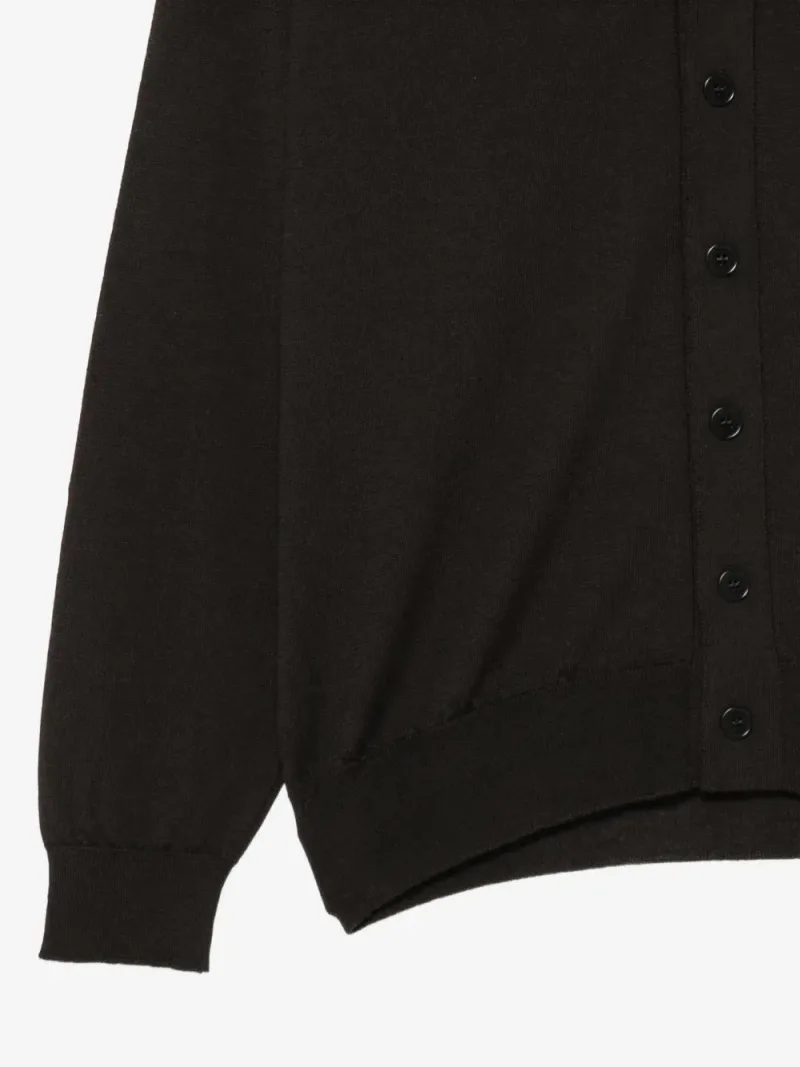 John Smedley — Cardigan en laine mérinos — Photo 2 sur 2