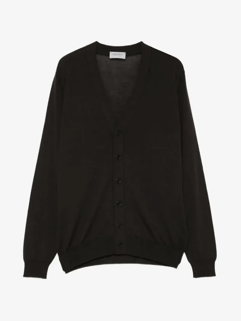 John Smedley — Cardigã de lã merino