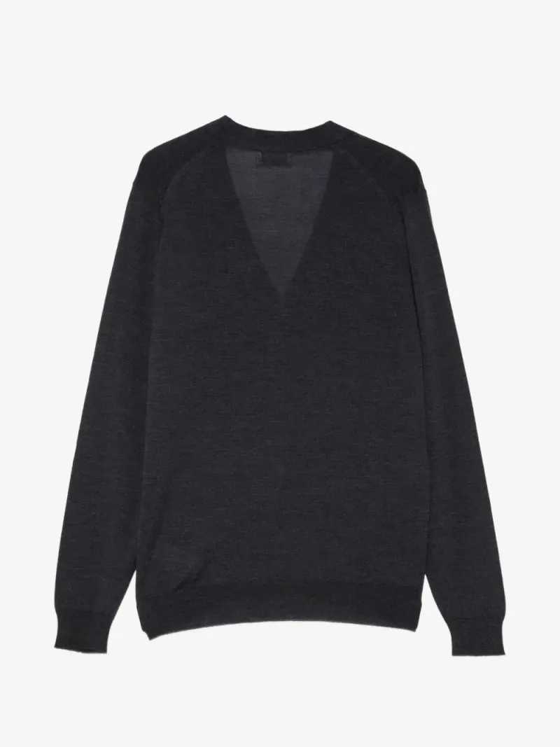 John Smedley — Cardigan en laine mérinos — Photo 2 sur 3