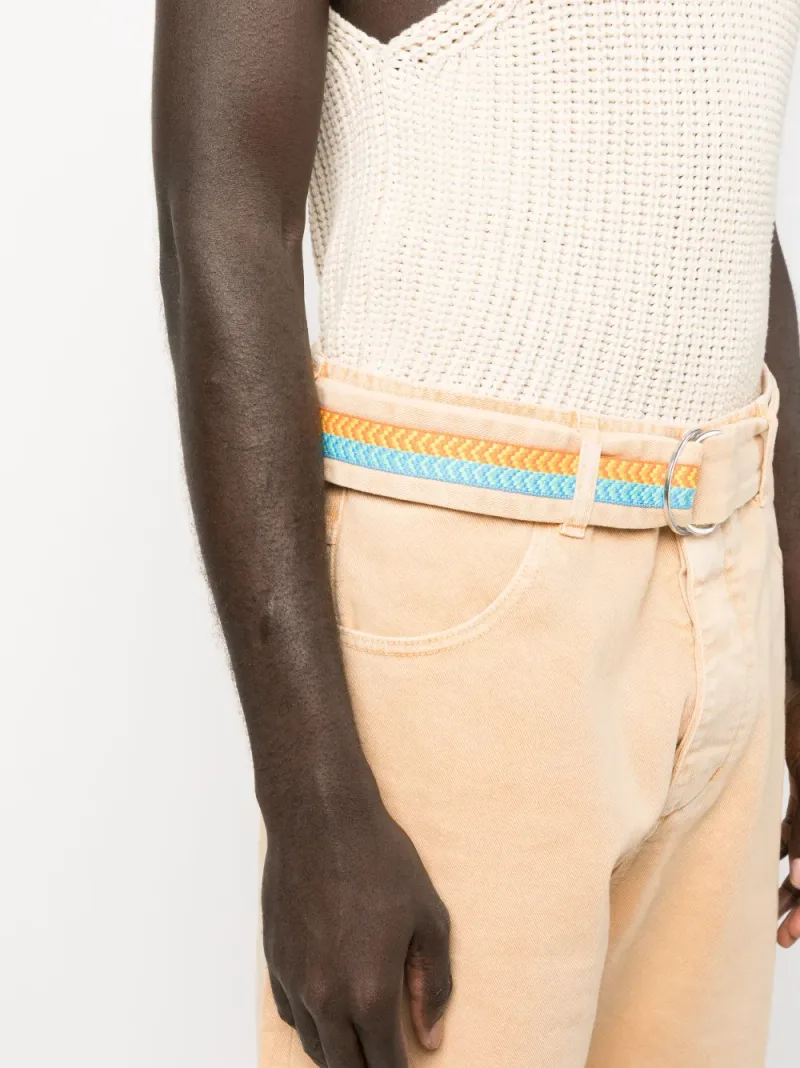 Marcelo Burlon — Belted denim Burmuda shorts — Photo 5 of 5