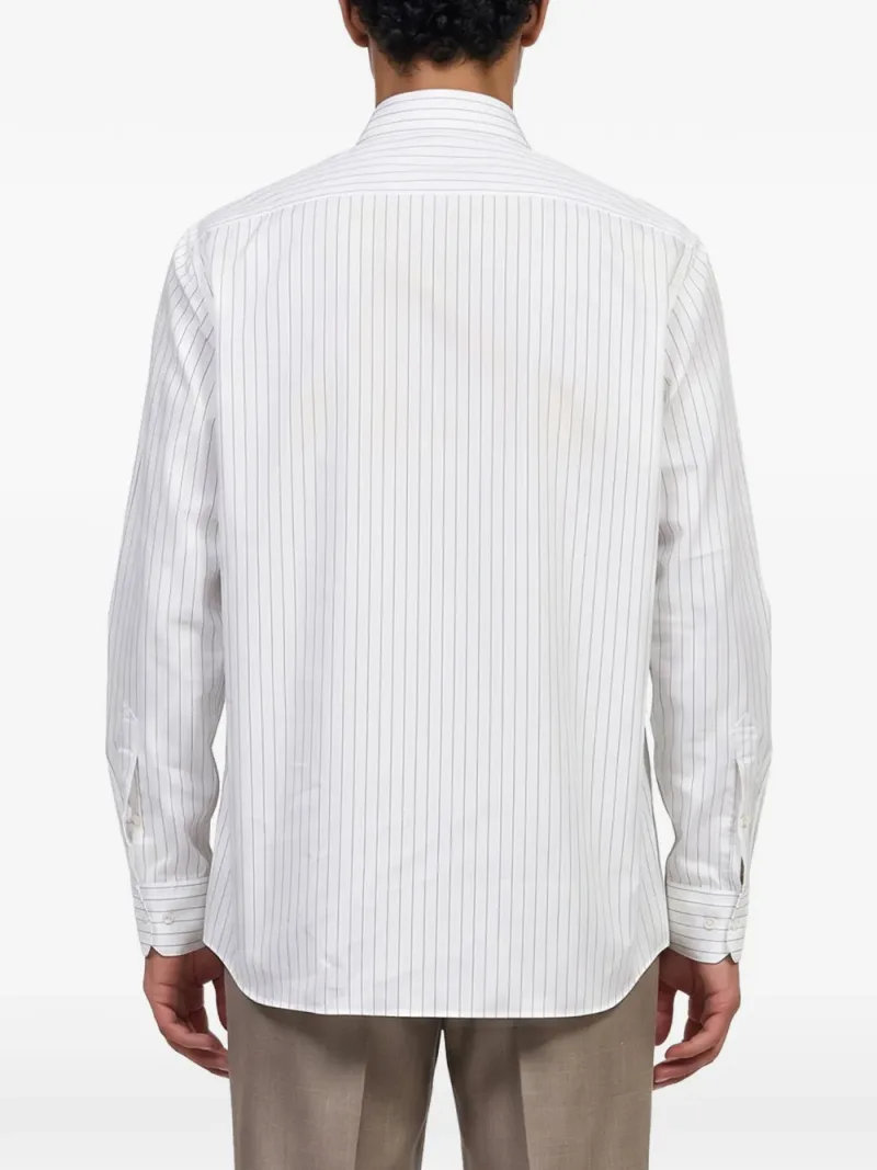 Lardini — Vertical-stripe shirt — Foto 4 di 4