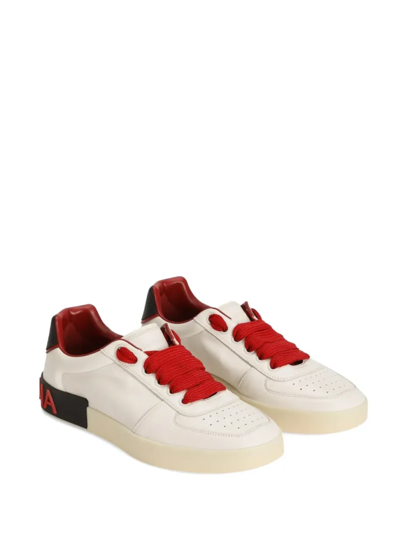 Dolce & Gabbana — Sneakers con logo goffrato — Foto 2 di 4