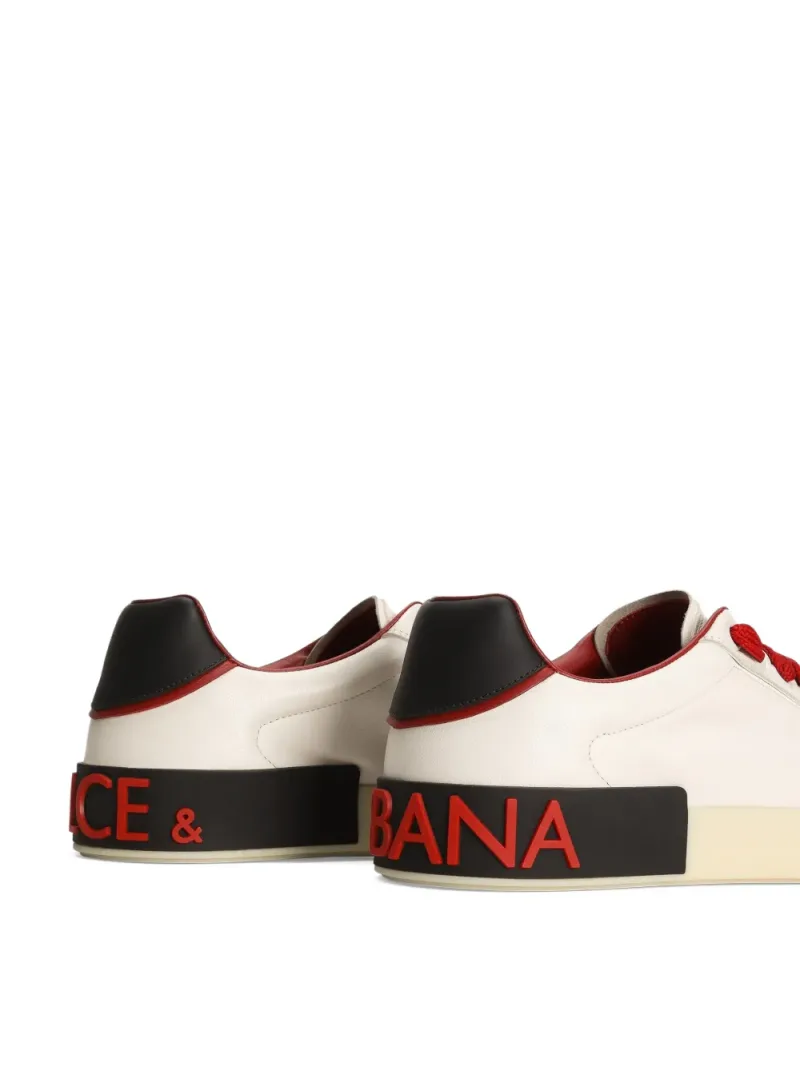 Dolce & Gabbana — Sneakers con logo goffrato — Foto 3 di 4