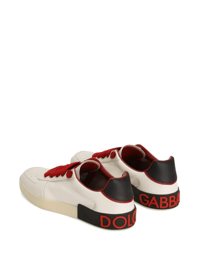 Dolce & Gabbana — Sneakers con logo goffrato — Foto 4 di 4