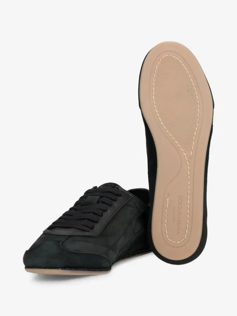 Dolce & Gabbana — Lipari logo-detail suede sneakers — Photo 4 of 5