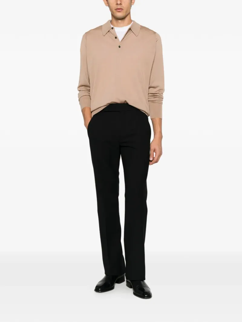 John Smedley — Poloshirt aus Merinowolle — Foto 2 von 5