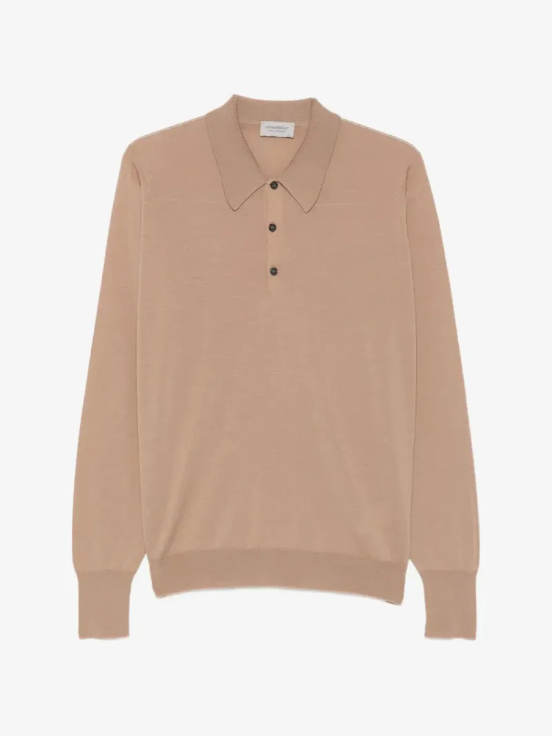 John Smedley — Dorset long-sleeve polo shirt