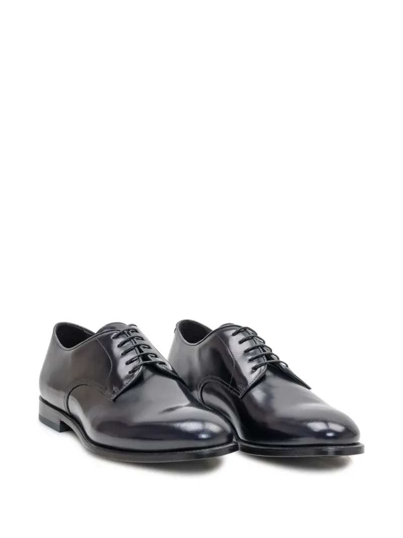 Doucal's — Derby Spazzolato in pelle — Foto 2 di 4