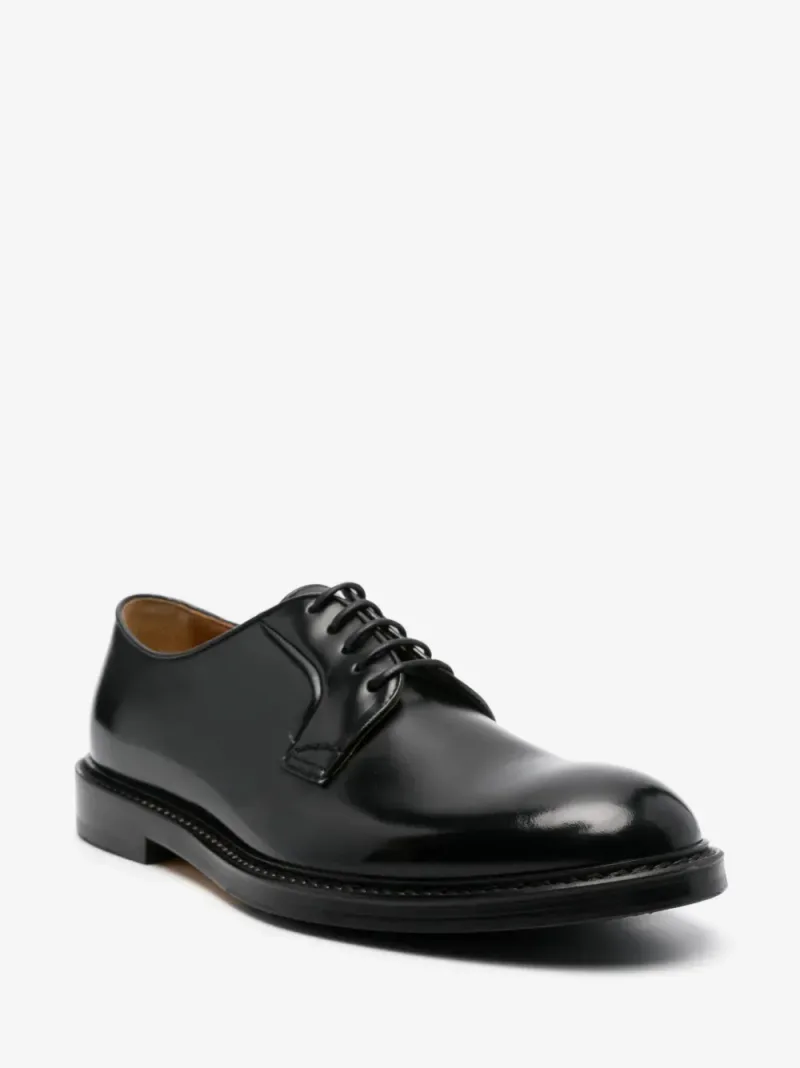Doucal's — Lace-up leather derby shoes — Photo 3 of 5