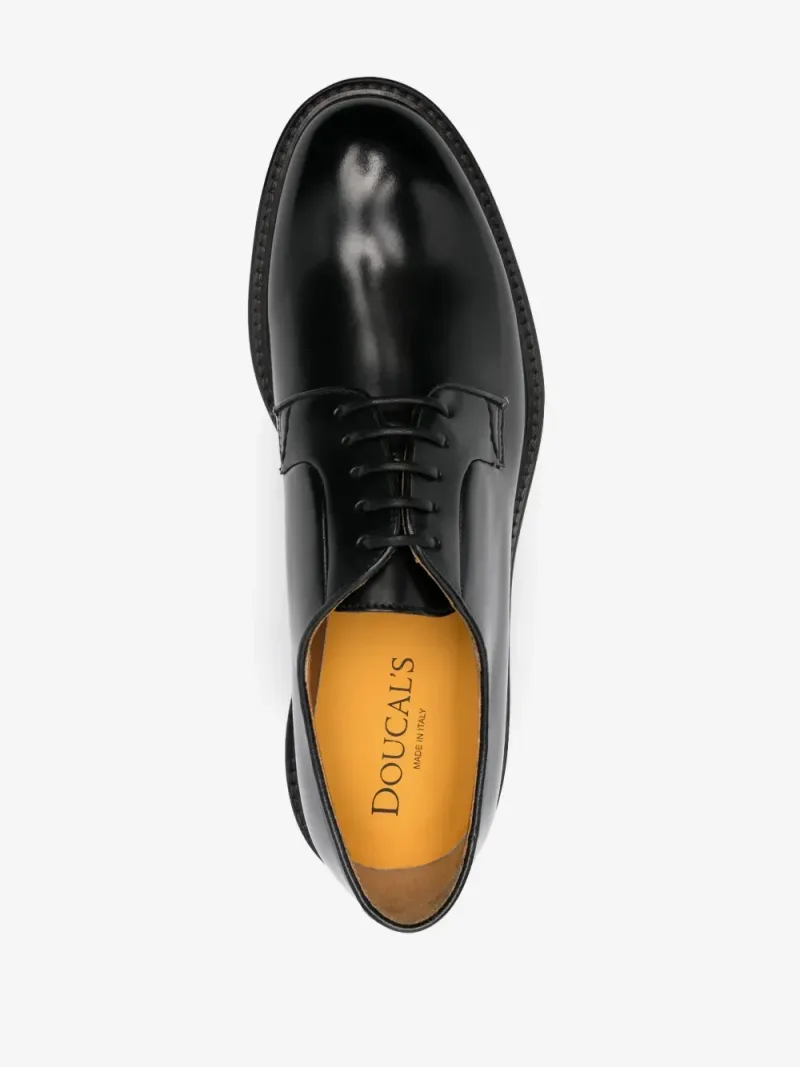 Doucal's — Lace-up leather derby shoes — Photo 5 of 5