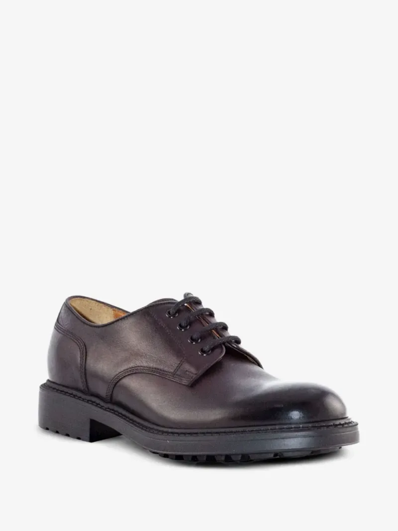 Doucal's — Leather lace-up derby shoes — Photo 2 of 4