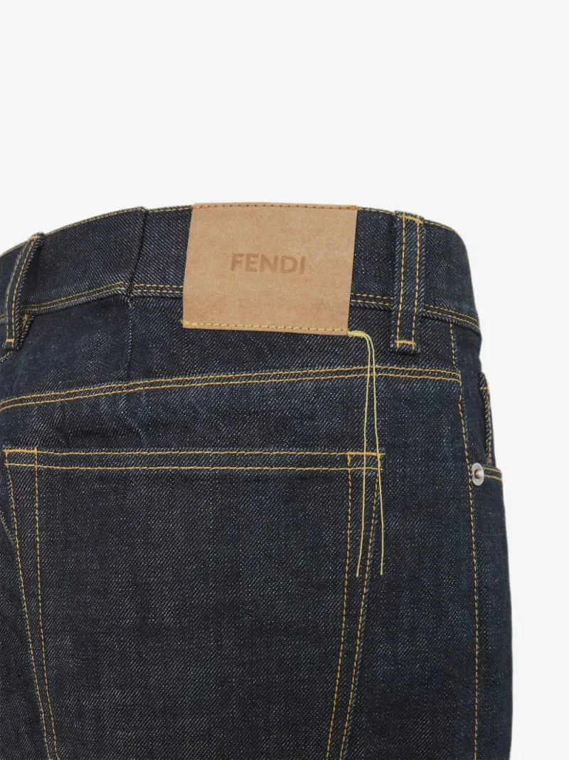 Fendi — Jean à patch logo — Photo 2 sur 2