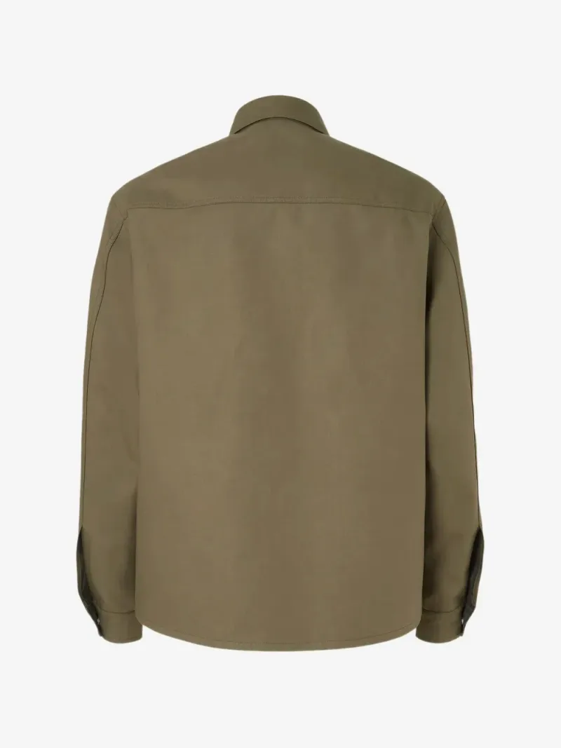 Fendi — Camicia con bottoni a pressione FF — Foto 2 di 3
