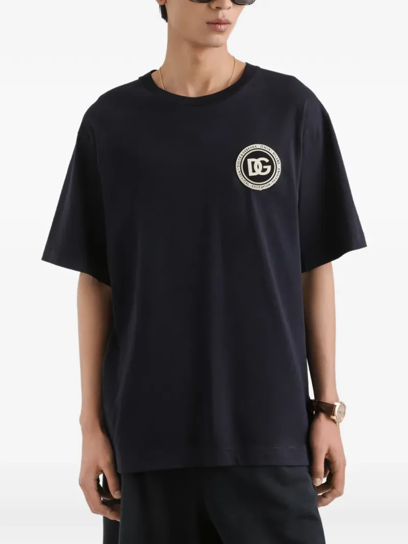 Dolce & Gabbana — Playera con parche del logo — Foto 5 de 5