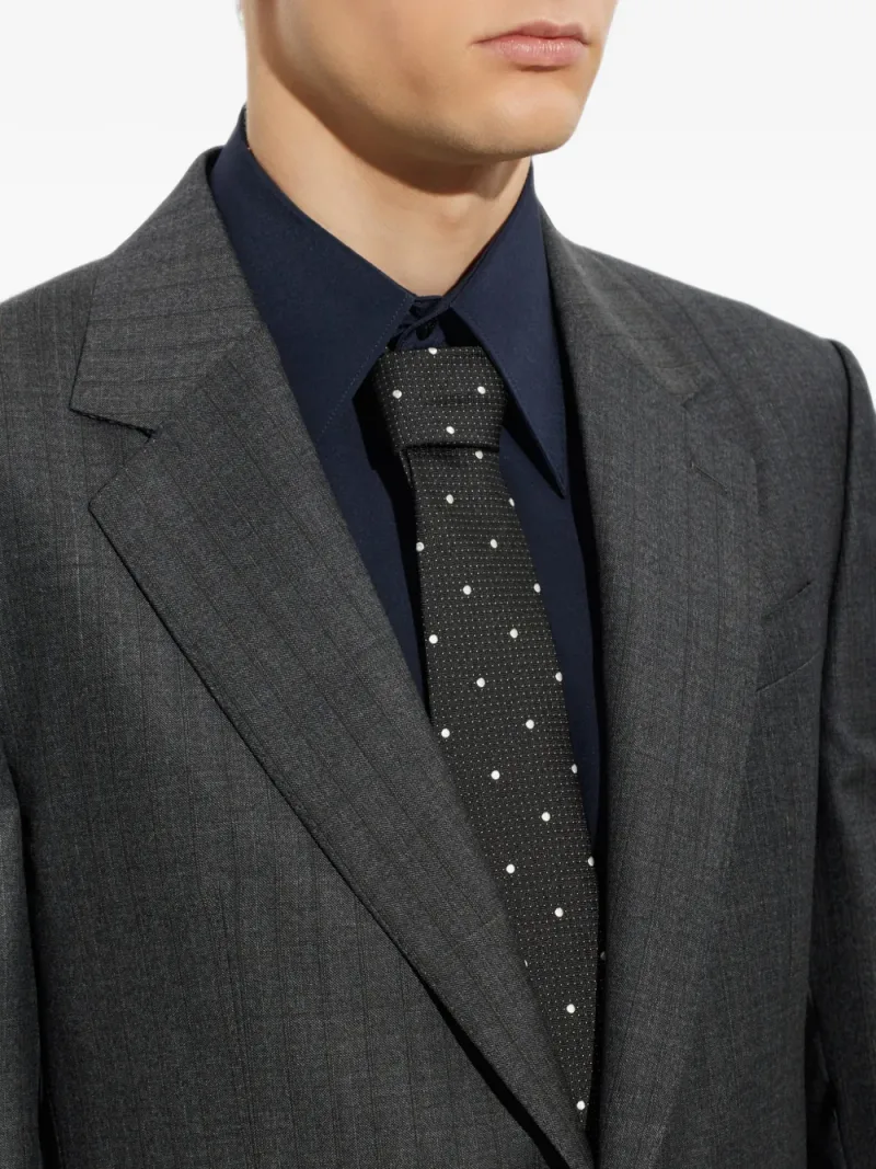 Dolce & Gabbana — Polka-dot silk tie — Foto 4 di 4