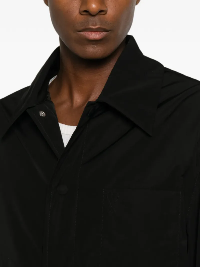 Ami Paris — Ami de Coeur padded shirt jacket — Foto 5 di 5