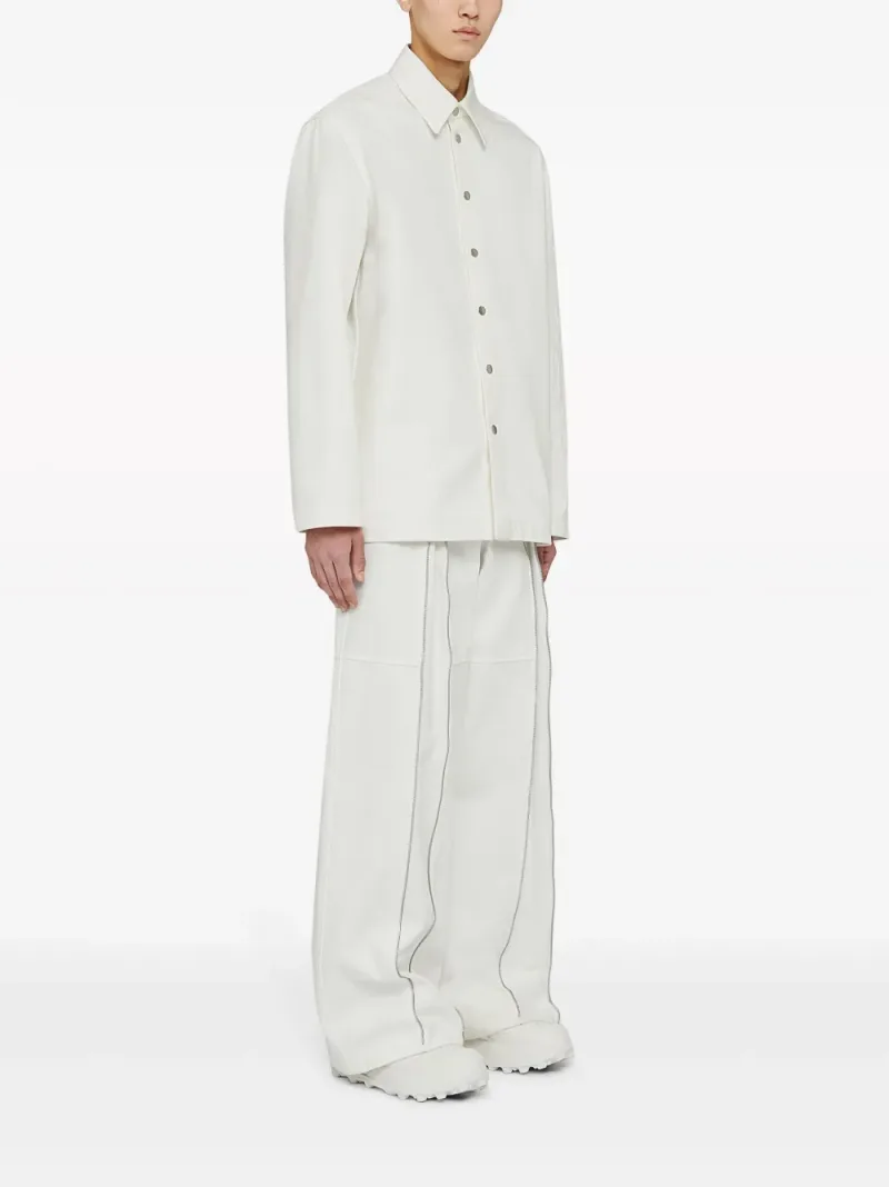 Jil Sander — Logo-embossed cotton shirt — Photo 3 of 5