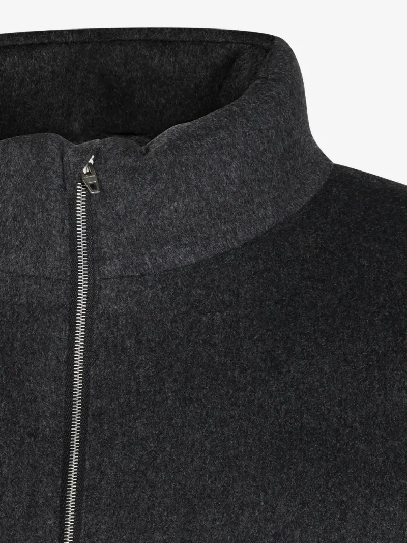 Jil Sander — Giacca a collo alto con zip — Foto 2 di 3