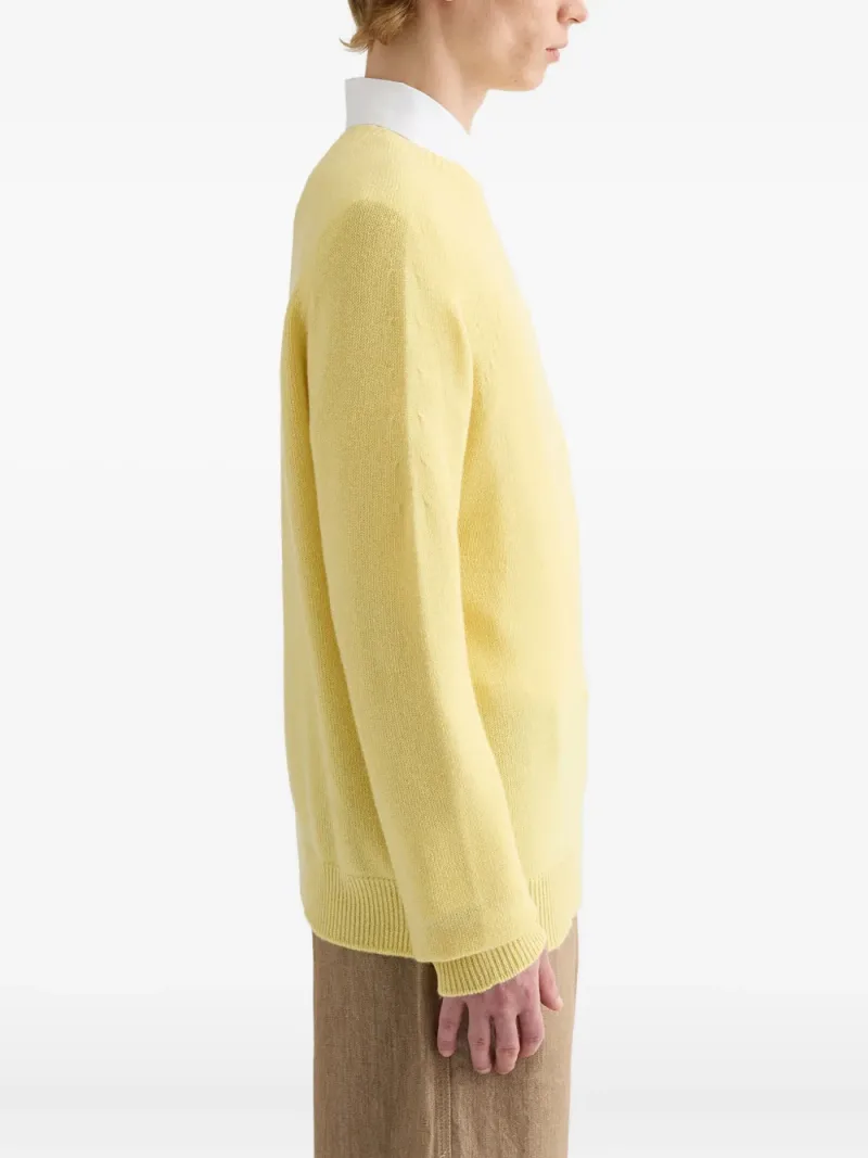 Jil Sander — Cashmere blend crew-neck sweater — Foto 2 di 3