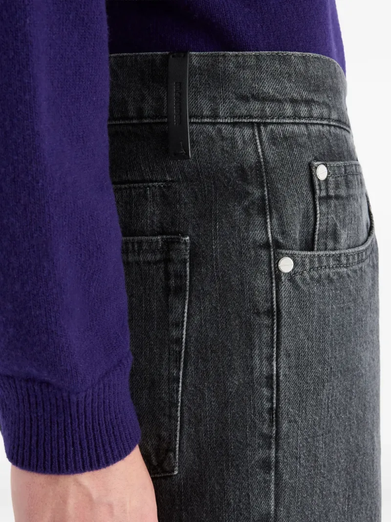Jil Sander — Relaxed-fit lightweight louse denim trousers with embossed Jil Sander logo — Photo 4 of 4