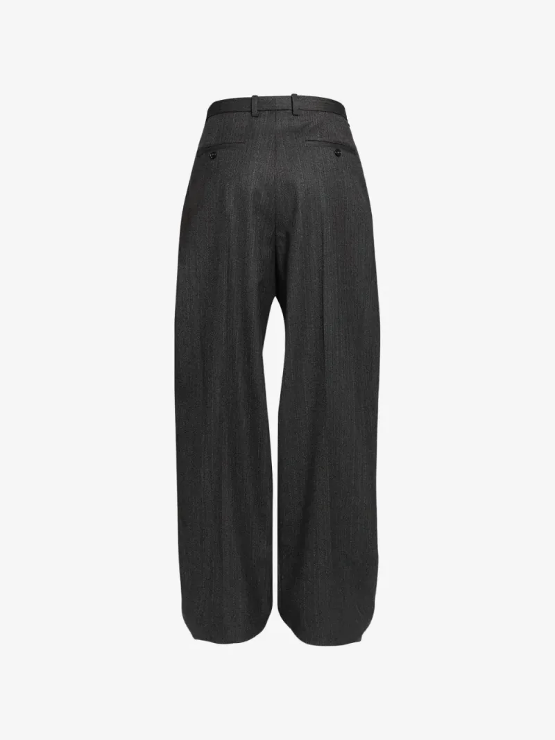 Jil Sander — Pinstripe pleated trousers — Photo 2 of 2