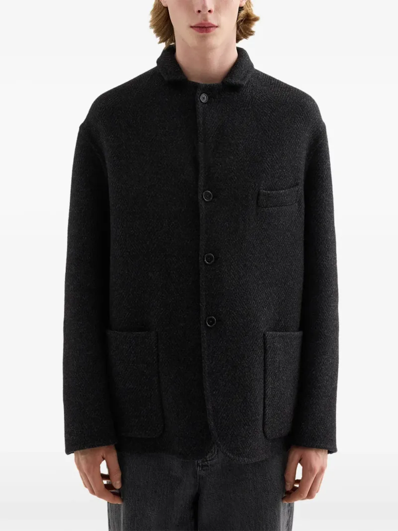 Jil Sander — Chevron-pattern jacket — Foto 3 di 5