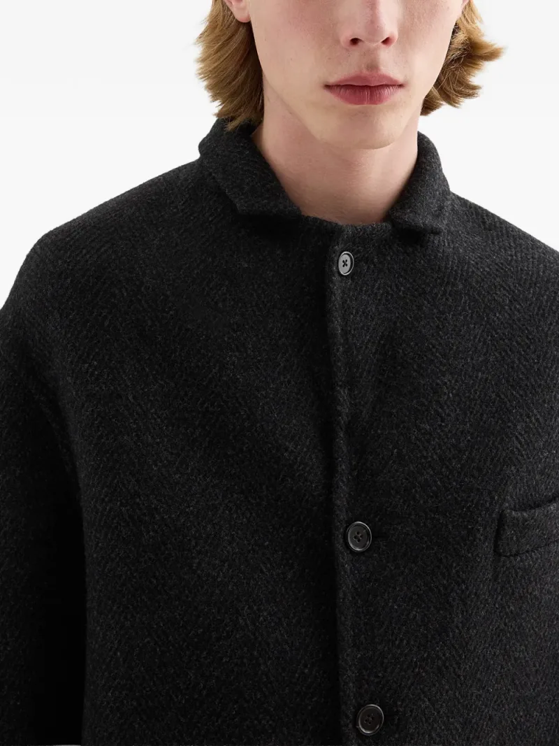 Jil Sander — Chevron-pattern jacket — Foto 5 di 5