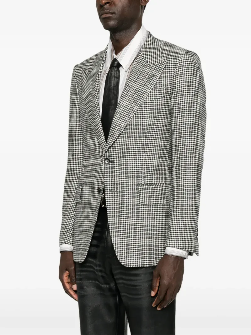 Tom Ford — Blazer con motivo pied de poule — Foto 3 de 5