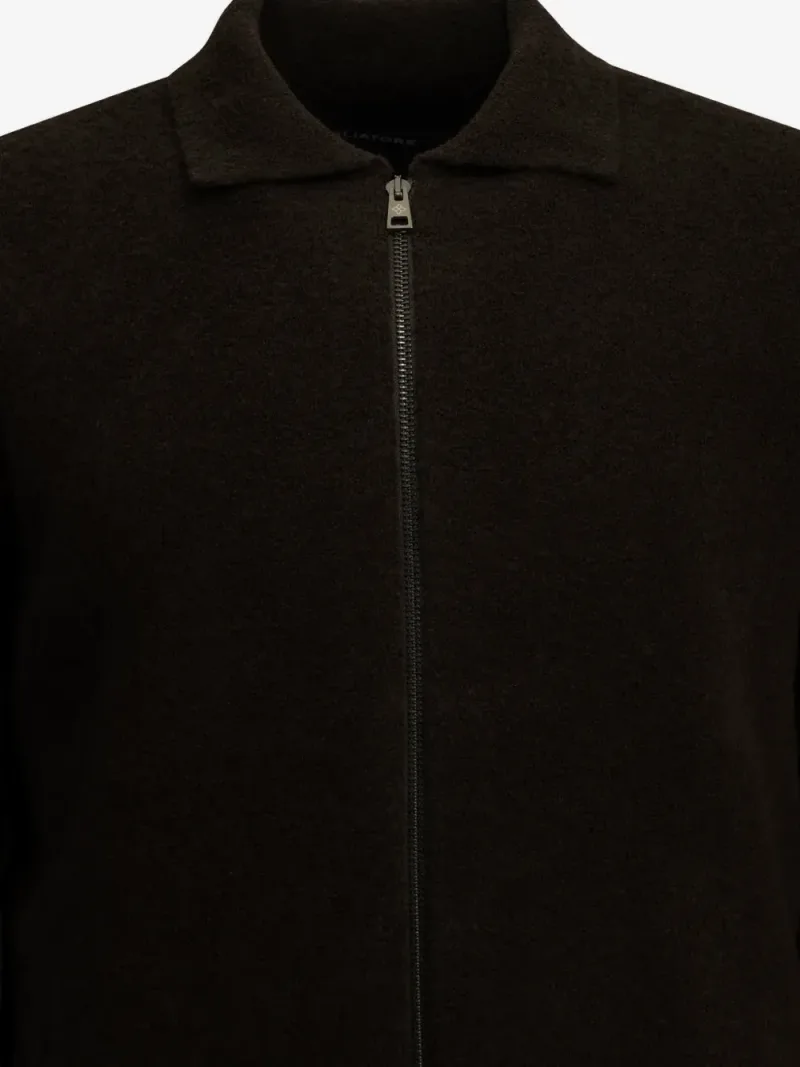Tagliatore — Zip-up collared cardigan — Photo 3 of 4