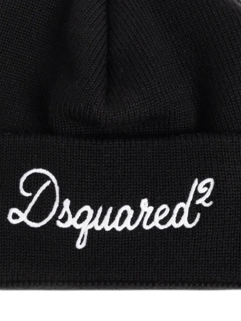 Dsquared2 — Logo-embroidered beanie hat — Photo 3 of 3