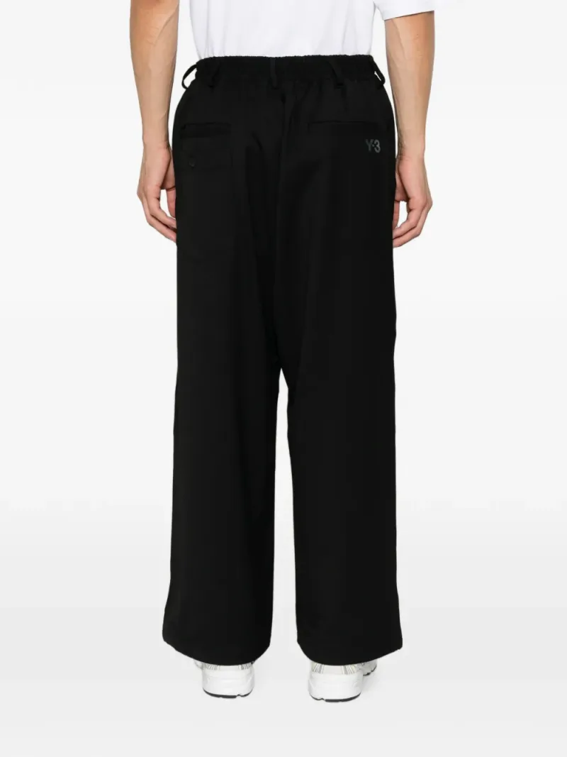 Y-3 — Pantalon droit à lien de resserrage — Photo 3 sur 4