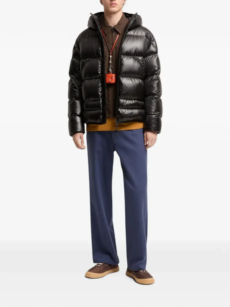 Moncler — Quilted hooded jacket — Foto 2 di 3