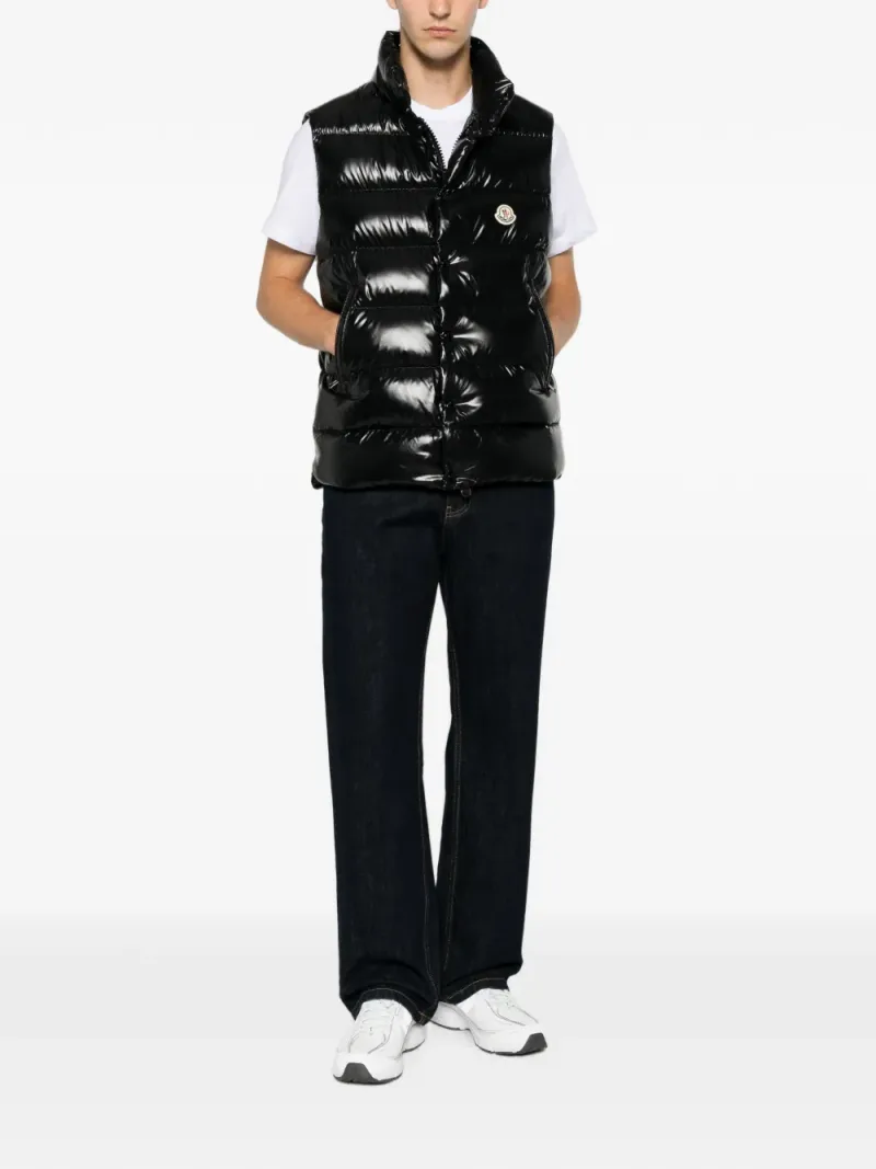 Moncler — Tibb quilted logo-patch gilet — Photo 2 of 5