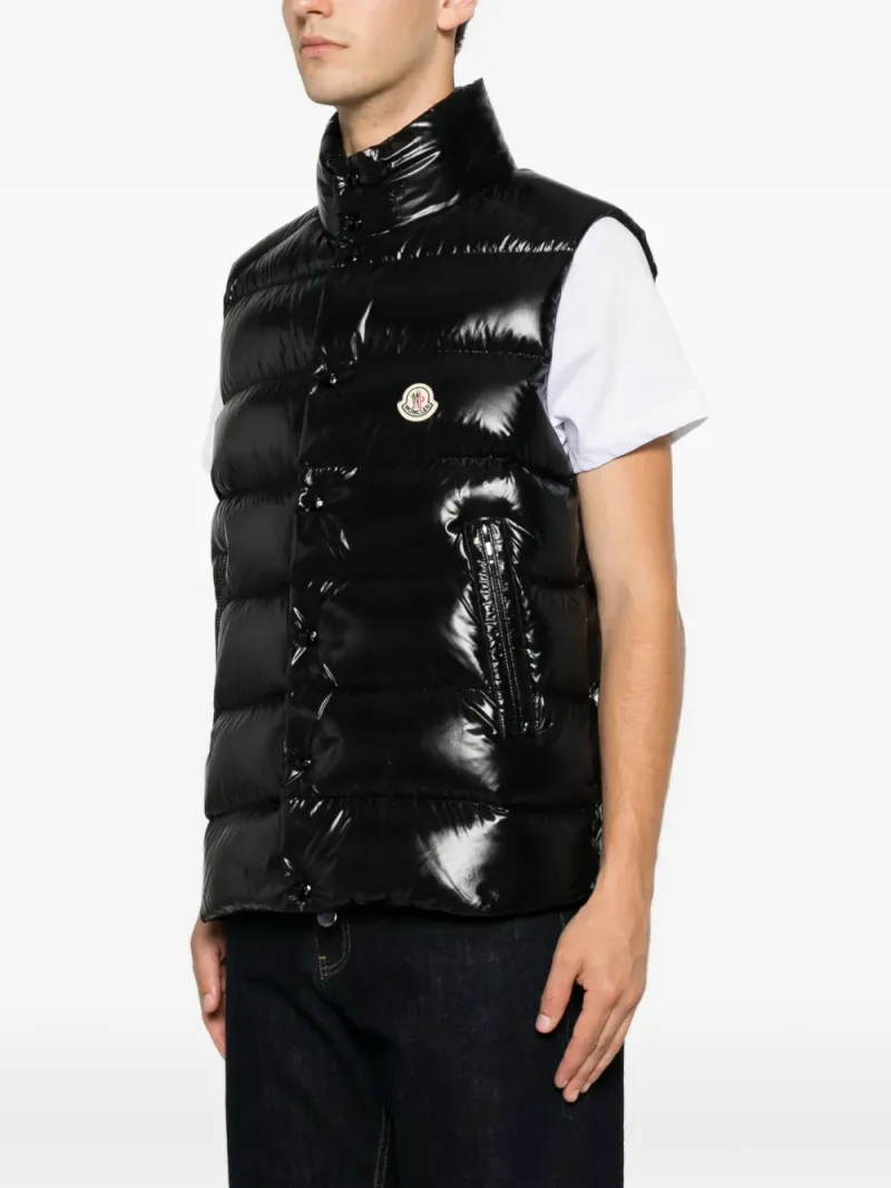 Moncler — Tibb quilted logo-patch gilet — Photo 3 of 5