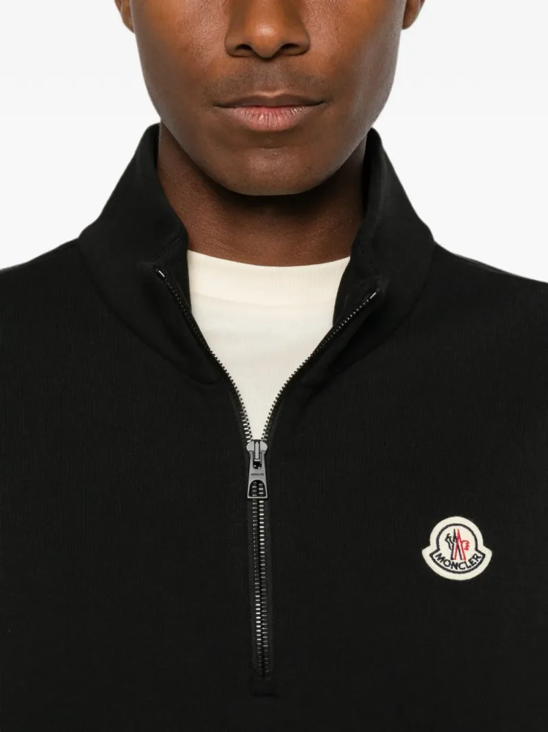 Moncler — Logo cotton zip-up sweatshirt — Photo 5 of 5