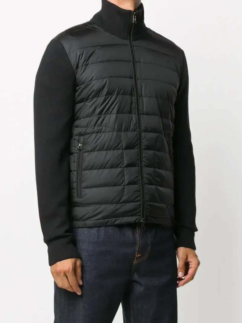 Moncler — Giacca trapuntata con zip — Foto 3 di 5
