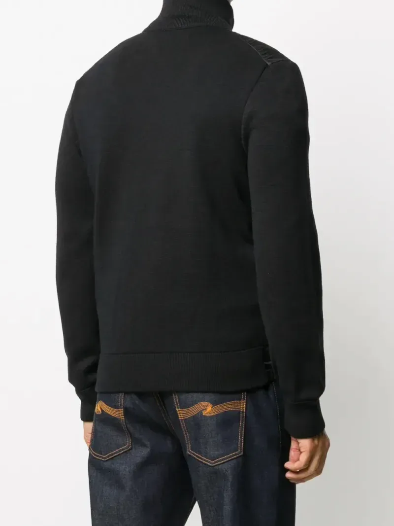 Moncler — Giacca trapuntata con zip — Foto 4 di 5