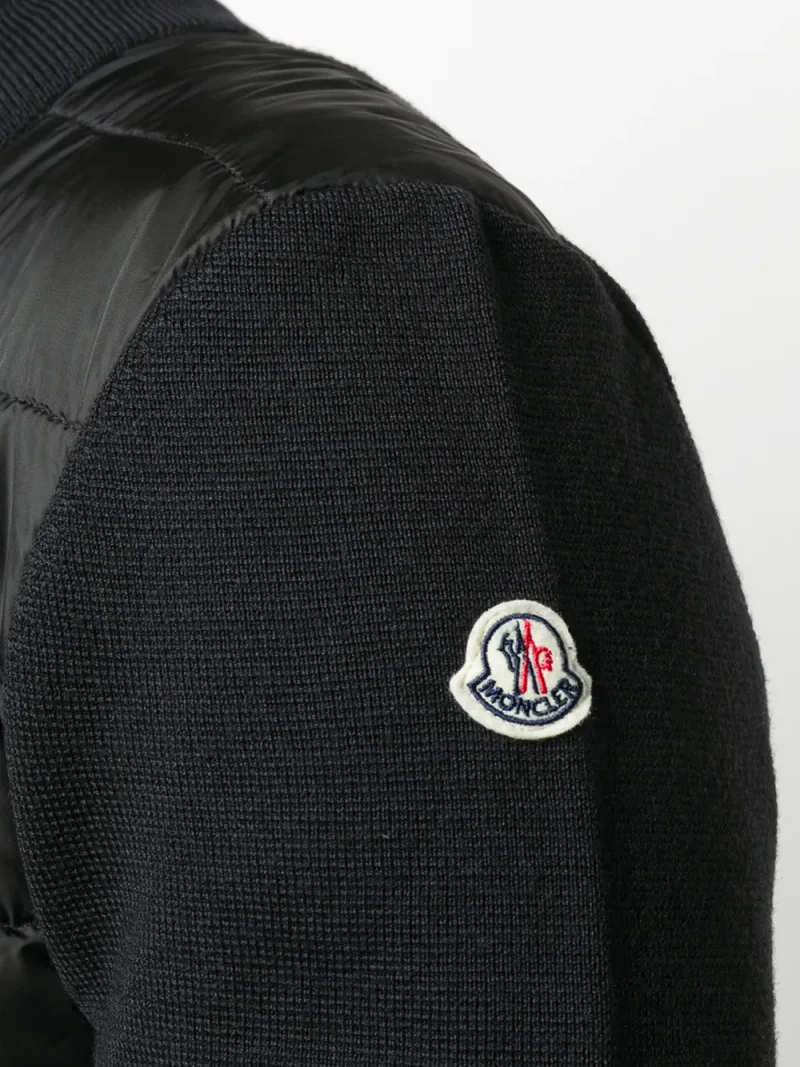 Moncler — Giacca trapuntata con zip — Foto 5 di 5