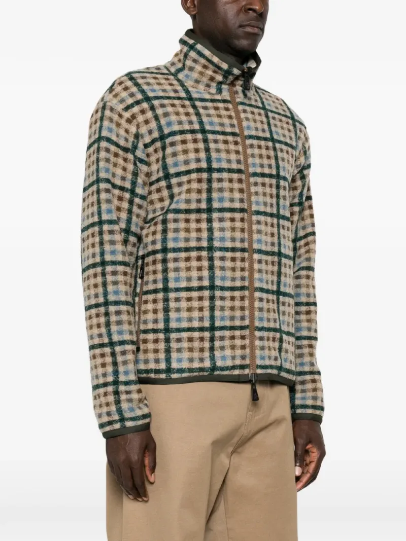 Moncler Grenoble — Giacca reversibile a quadri — Foto 3 di 5