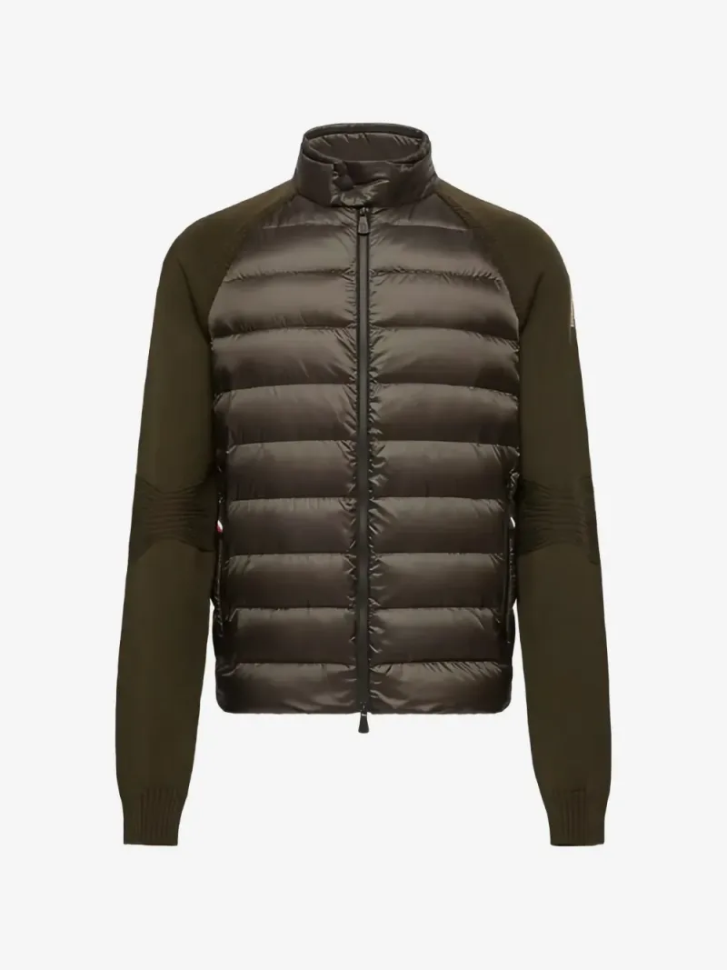 Moncler Grenoble — Quilted panelled sweater