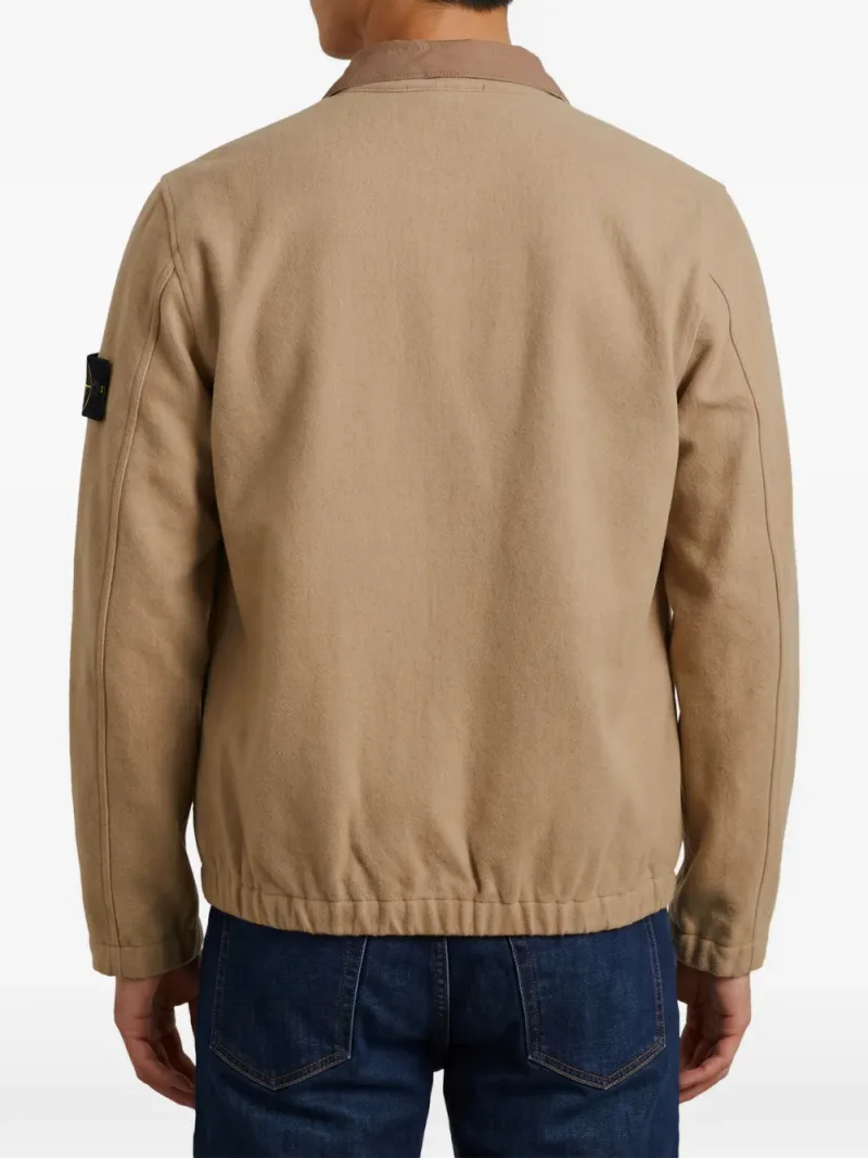 Stone Island — Logo-patch zip-up jacket — Photo 3 of 3